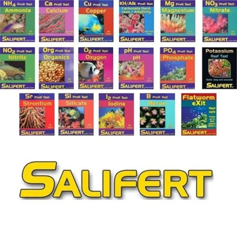 Marine Aquarium Water Test Kit - Kit de teste Salifert Ca cálcio