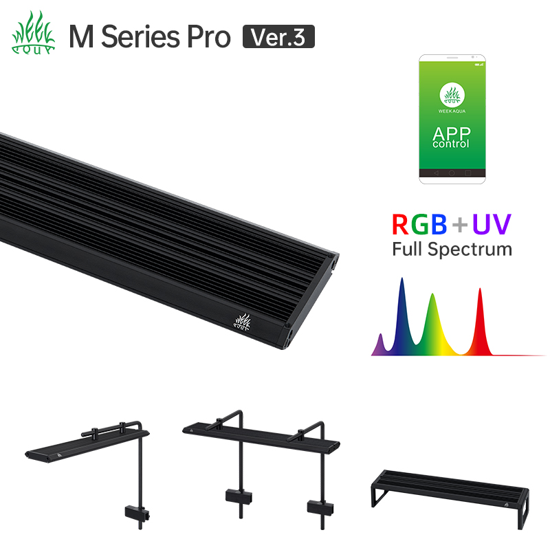 Aquarium Marine Lights - Luminária LED RGB UV para Aquário