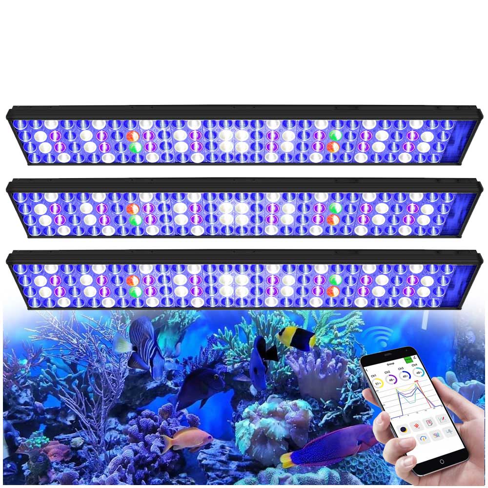 3 x popbloom h75 wifi led lâmp - Marine X Aquarium avaliação e preço