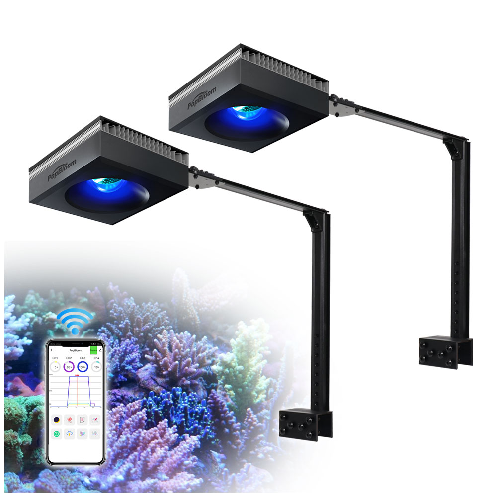 PopBloom 2PCS RL90 Luz LED par - Marine X Aquarium avaliação e preço