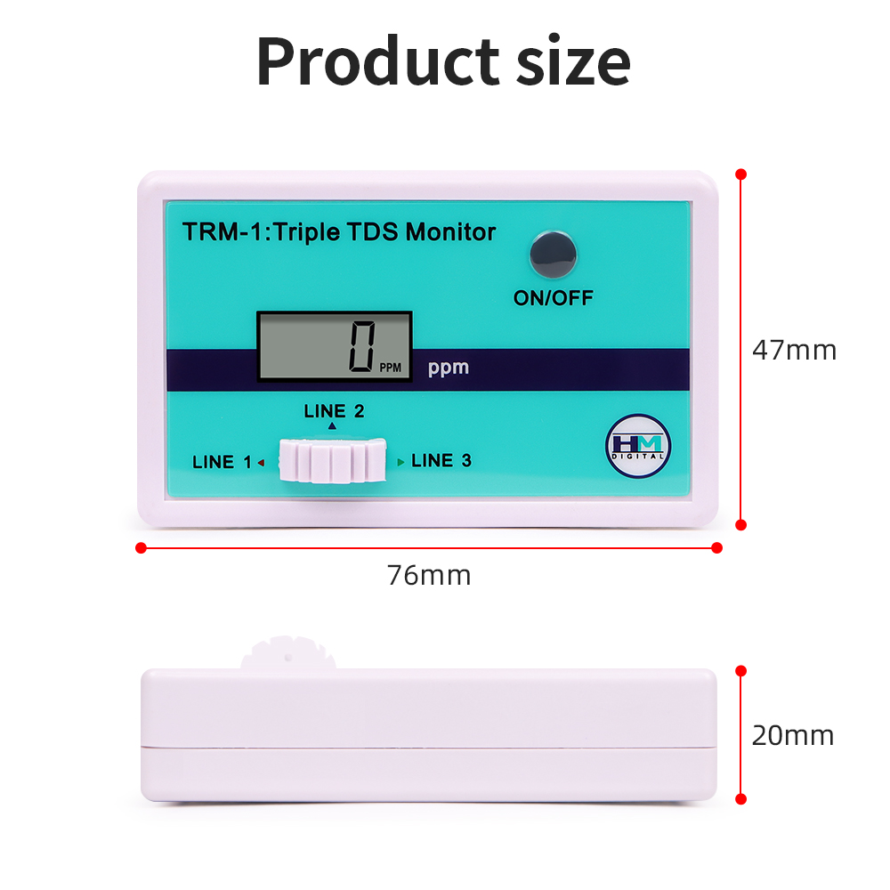 Sm1 único/trm1 medidor triplo  - Marine Aquarium Water Test Kit avaliação e preço