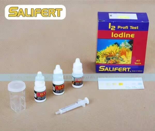 Salifert kit ca cálcio cu i2 k - Marine Aquarium Water Test Kit avaliação e preço