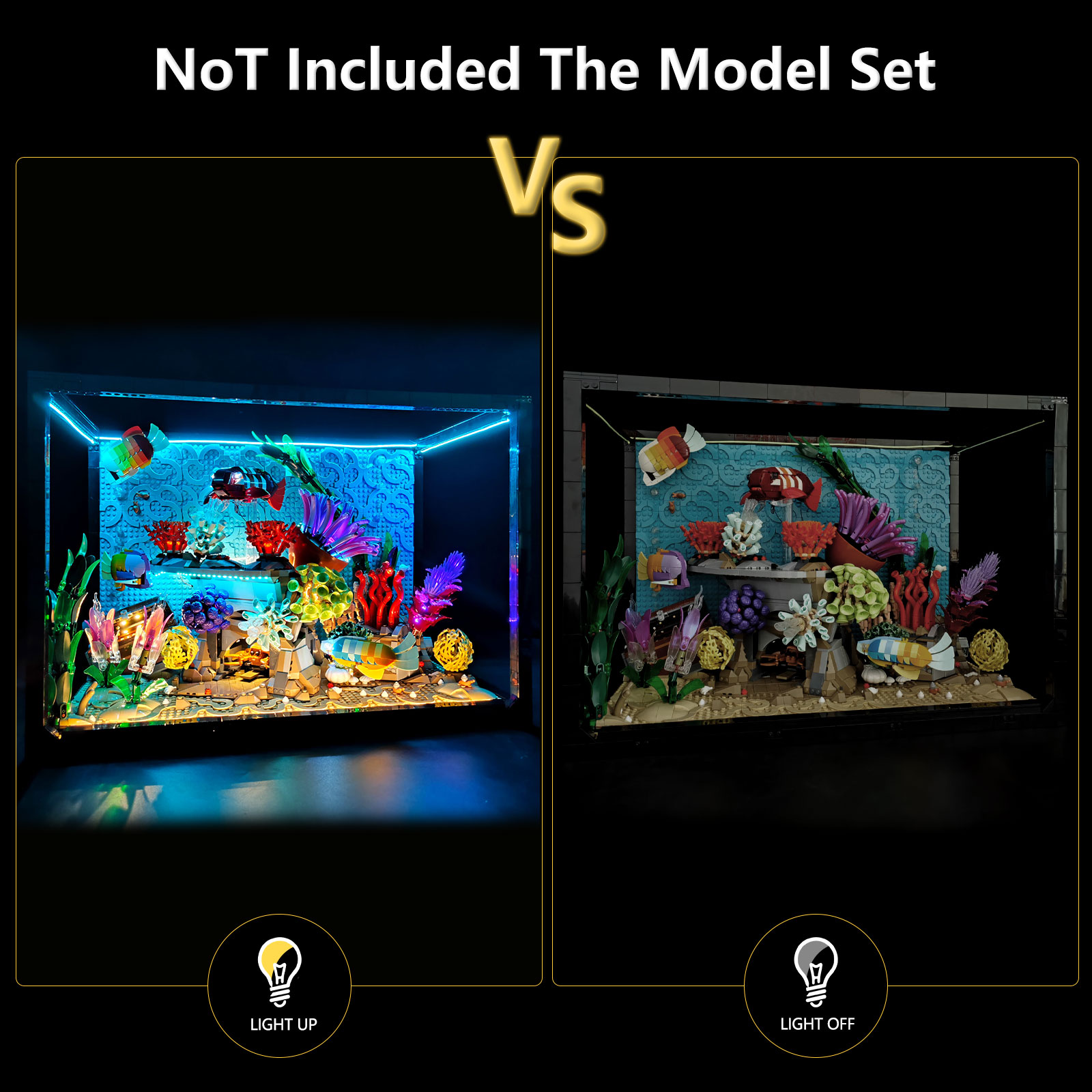 LYBMTWF Kit de iluminação LED  - Aquarium Marine Lights avaliação e preço