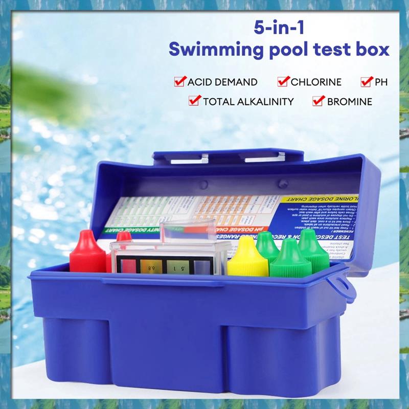 O novo kit de teste de 5 vias  - Marine Aquarium Water Test Kit avaliação e preço