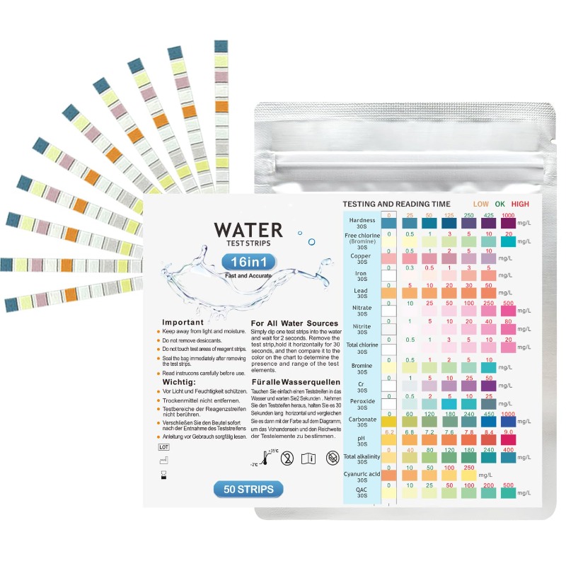 Tiras de Teste para Aquário: K - Marine Aquarium Water Test Kit avaliação e preço