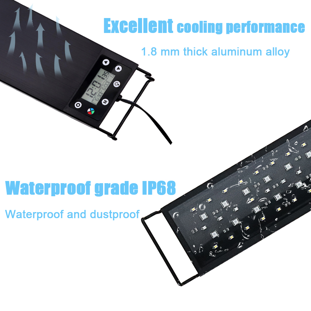 Luz LED de espectro completo 2 - Aquarium Marine Lights avaliação e preço