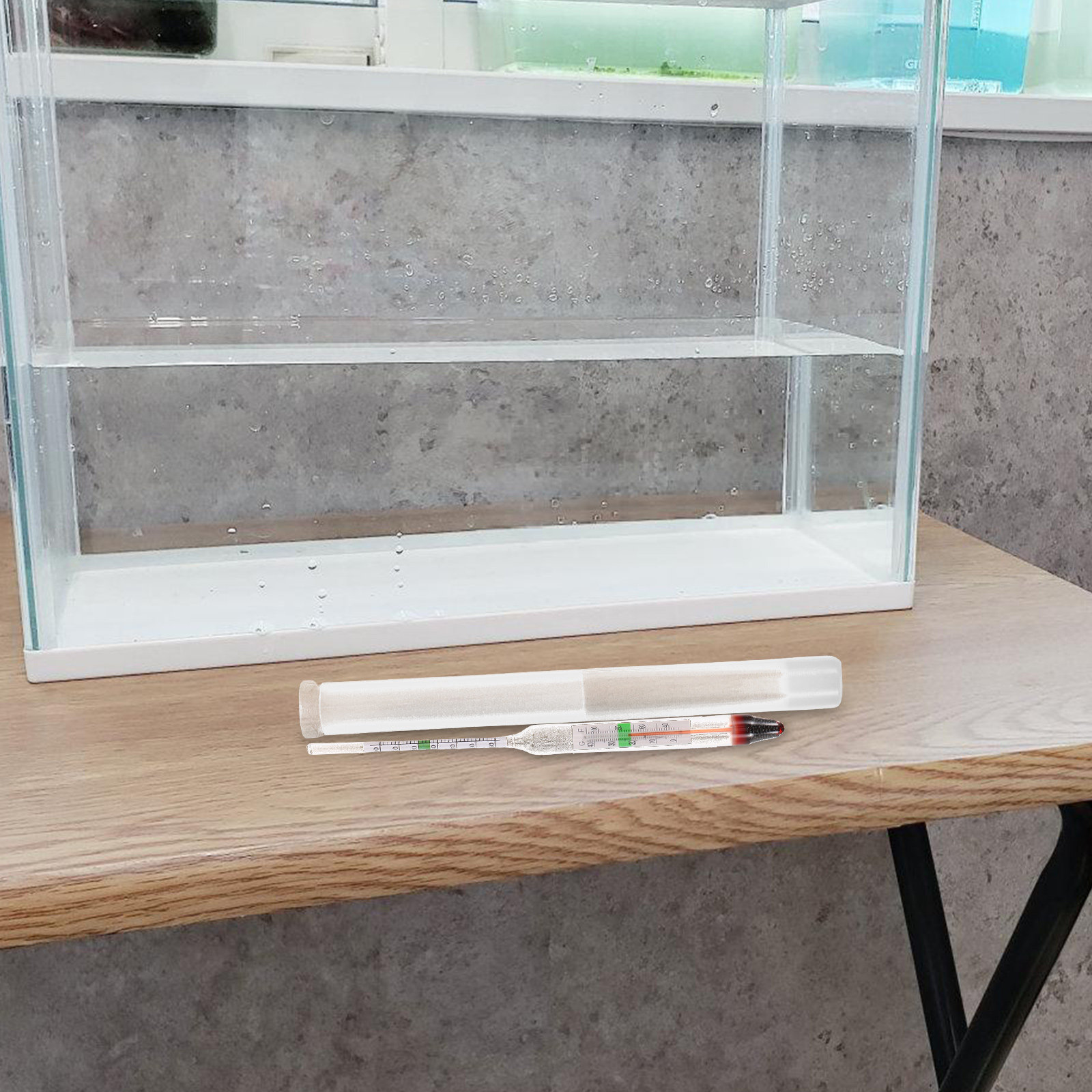 1 Conjunto de Hidrômetro de Sa - Marine Aquarium Water Test Kit avaliação e preço