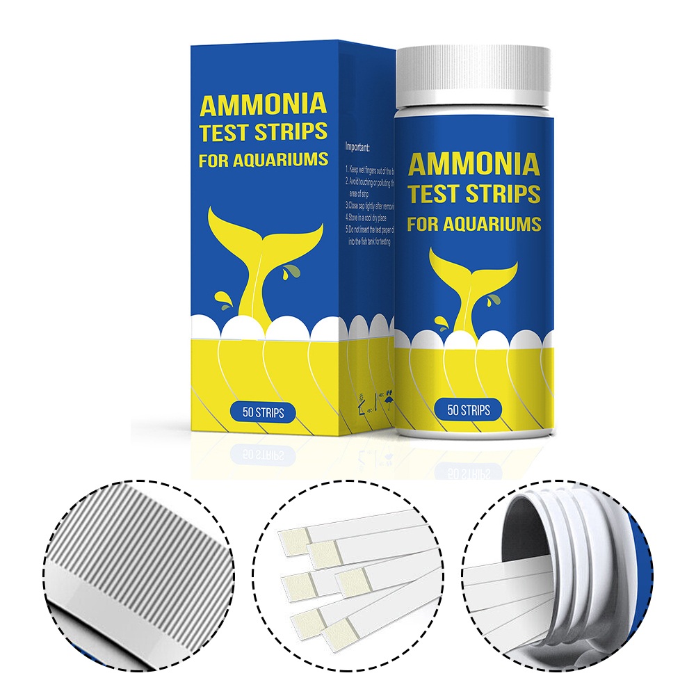 50pc amônia nitrogênio rápida  - Marine Aquarium Water Test Kit avaliação e preço